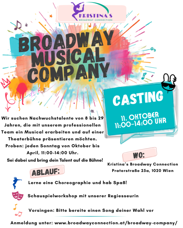 Broadway Musical Company Flyer 2026-27